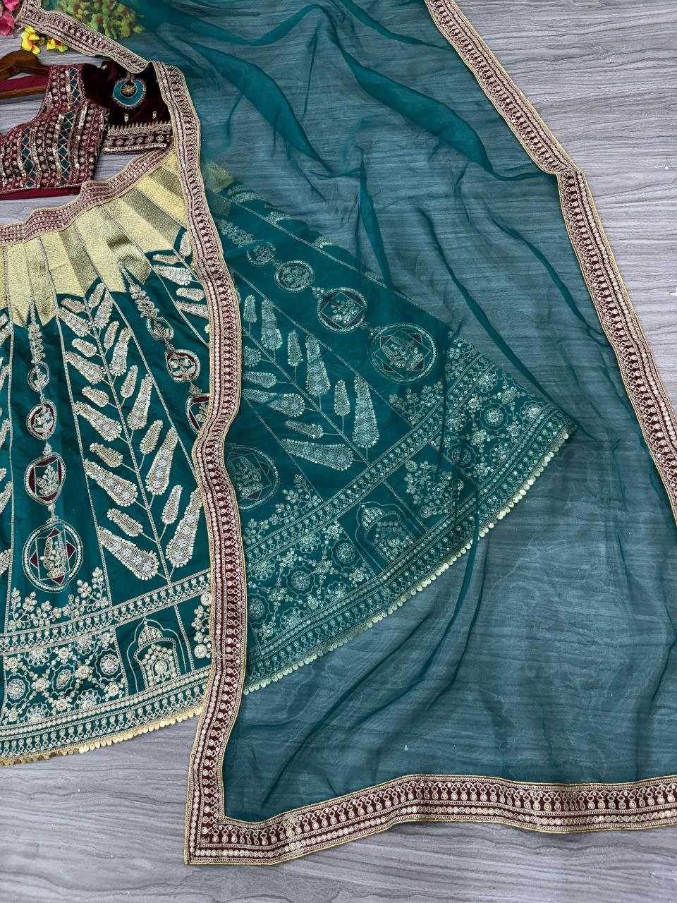 Satin Silk Designer Lehenga - MYLUXURY LANE ENTERPRISE